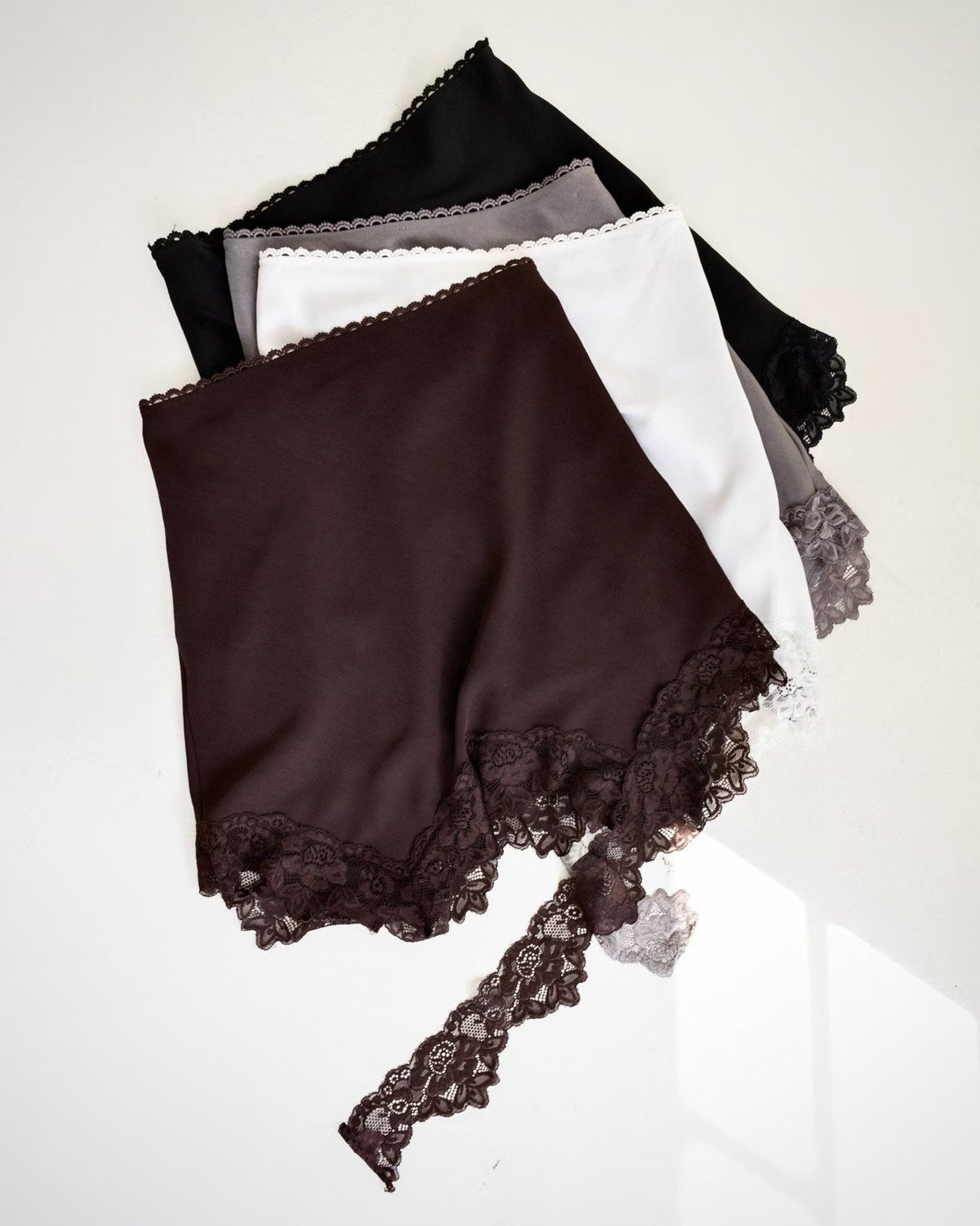 Romantic Lace Trim Skirt