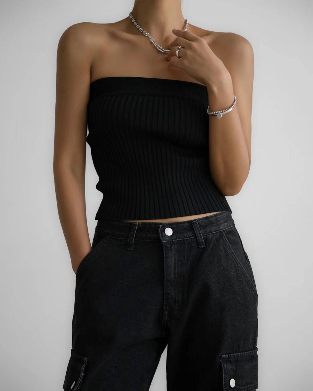 Knit Tube Top