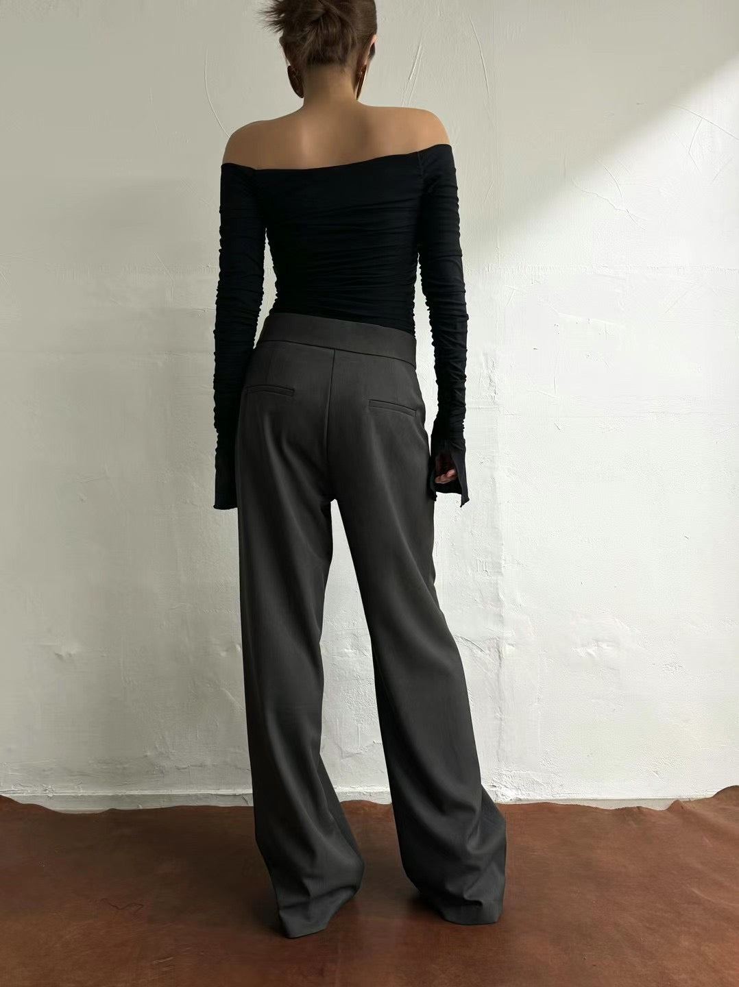 Ophelia Mesh Layer off-Shoulder Top