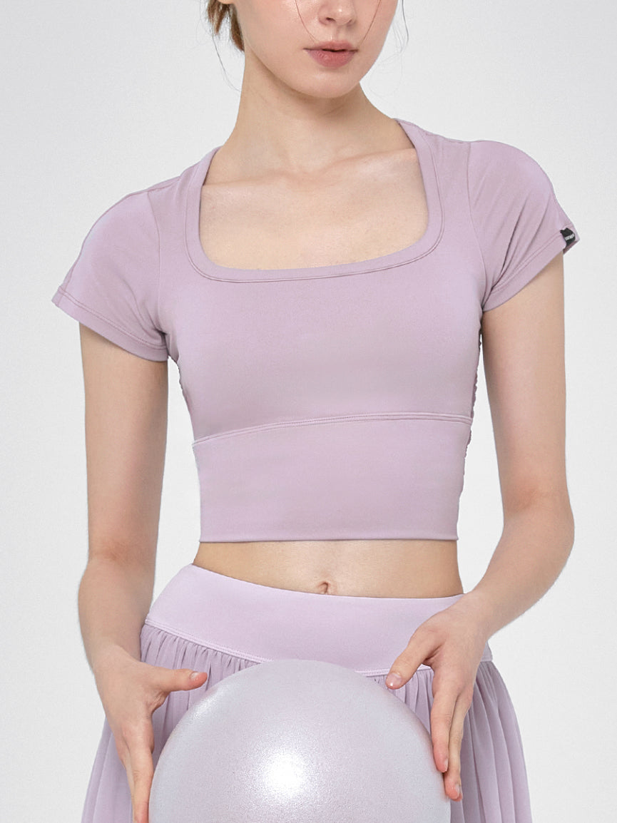 Bella Mesh Short Sleeve Top