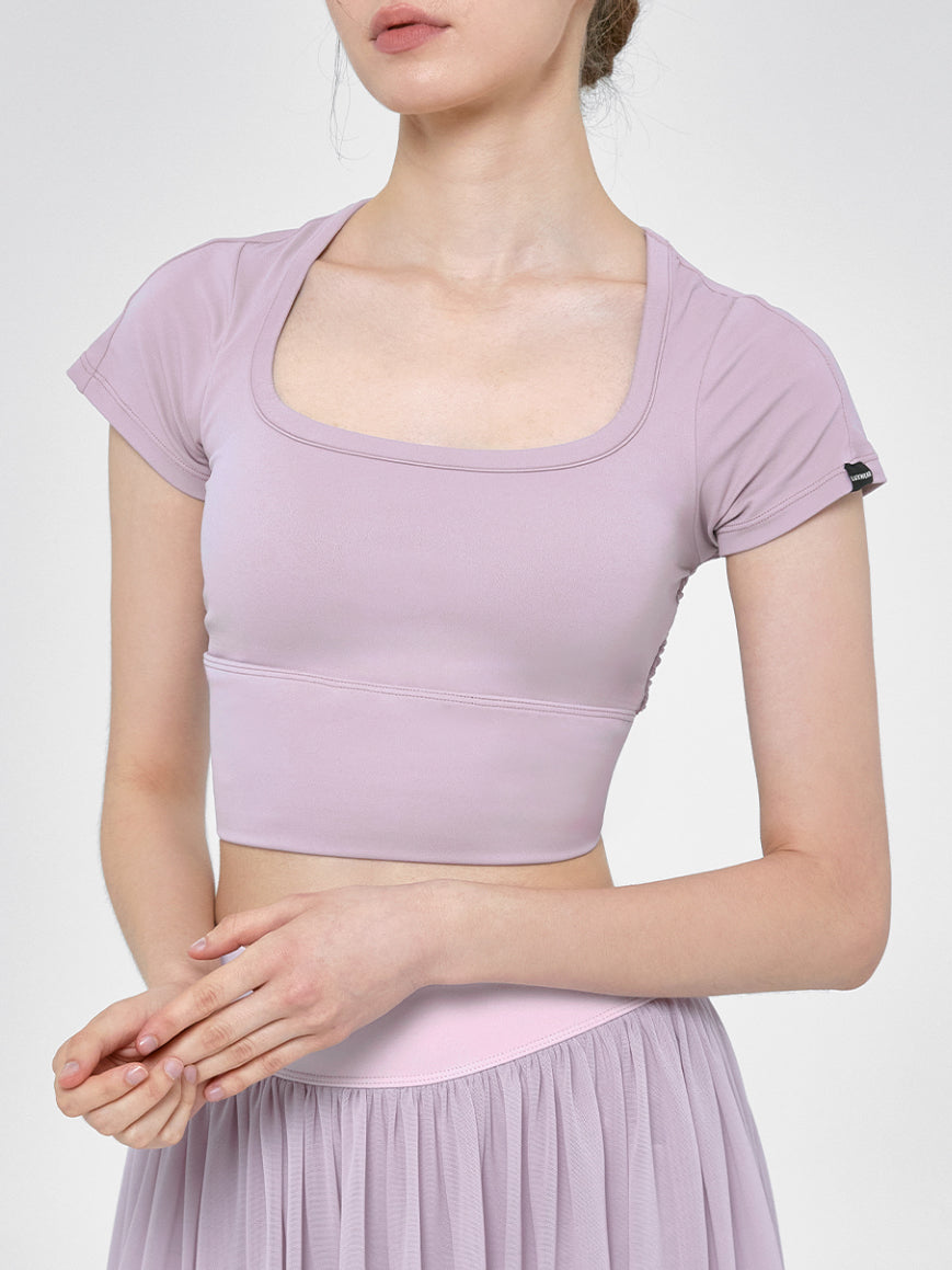 Bella Mesh Short Sleeve Top
