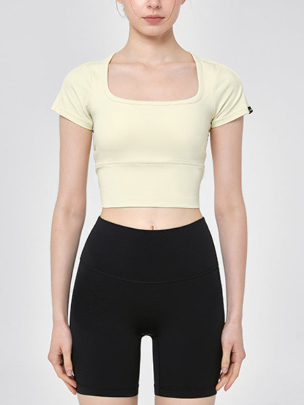 Bella Mesh Short Sleeve Top