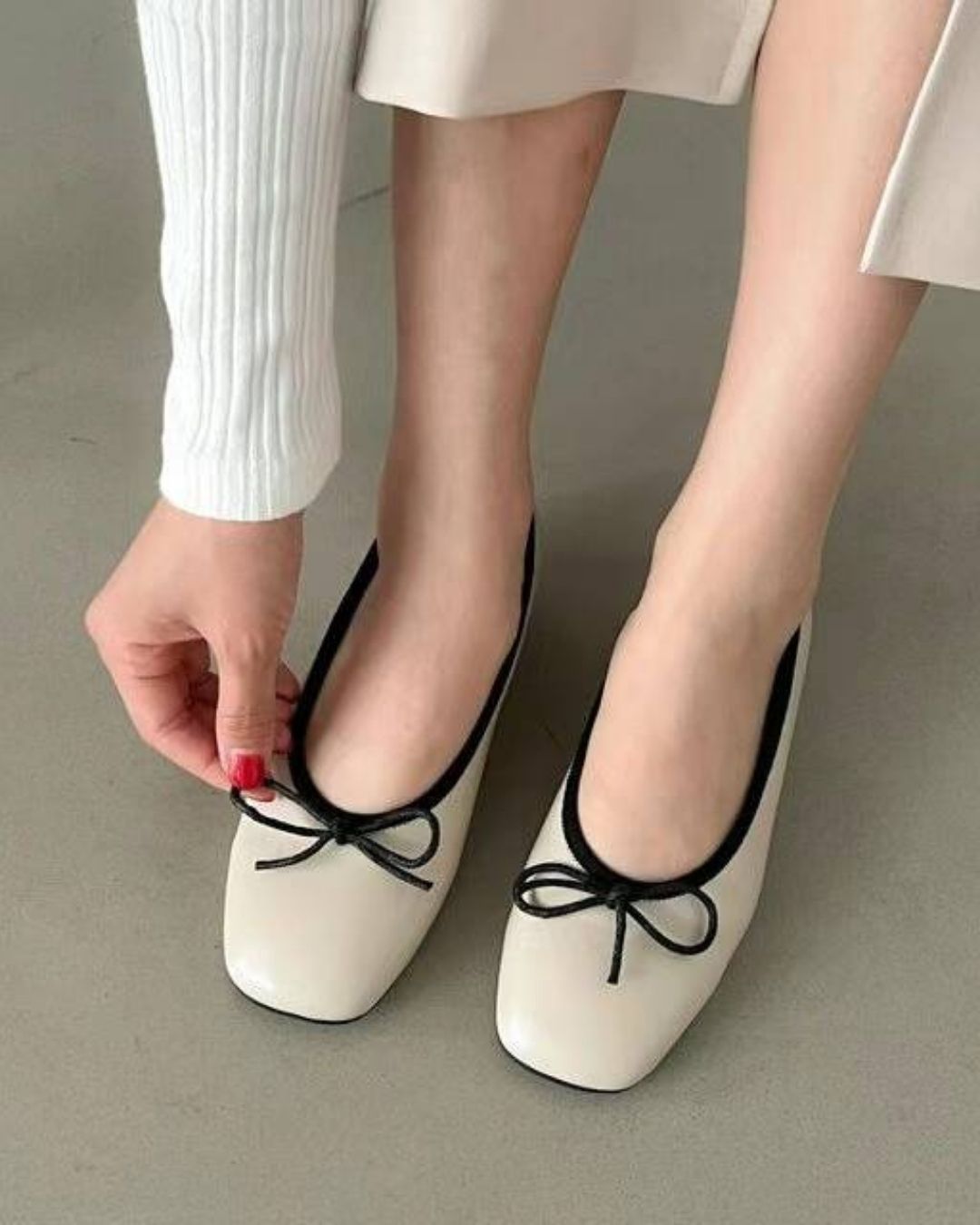 Square Toe Ballet Flat