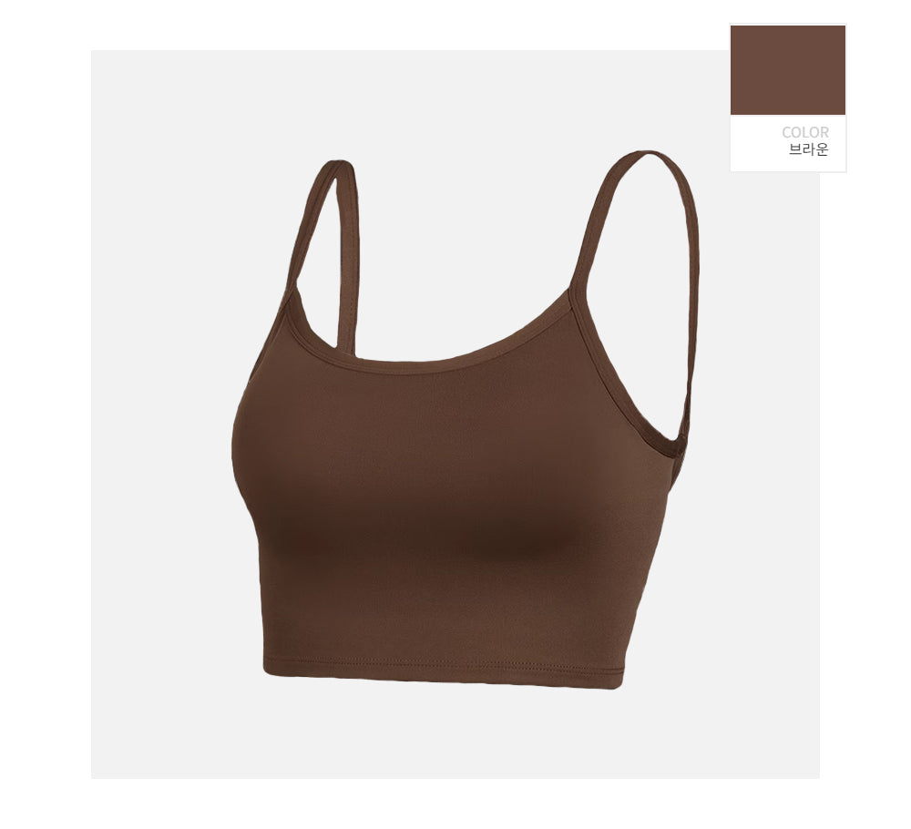 Rib Cross Bra Top