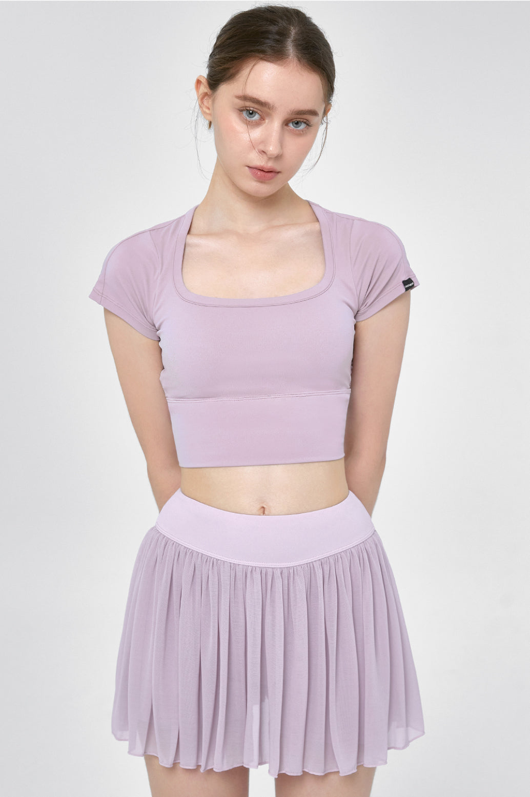 Elodie Mesh Flare Skirt