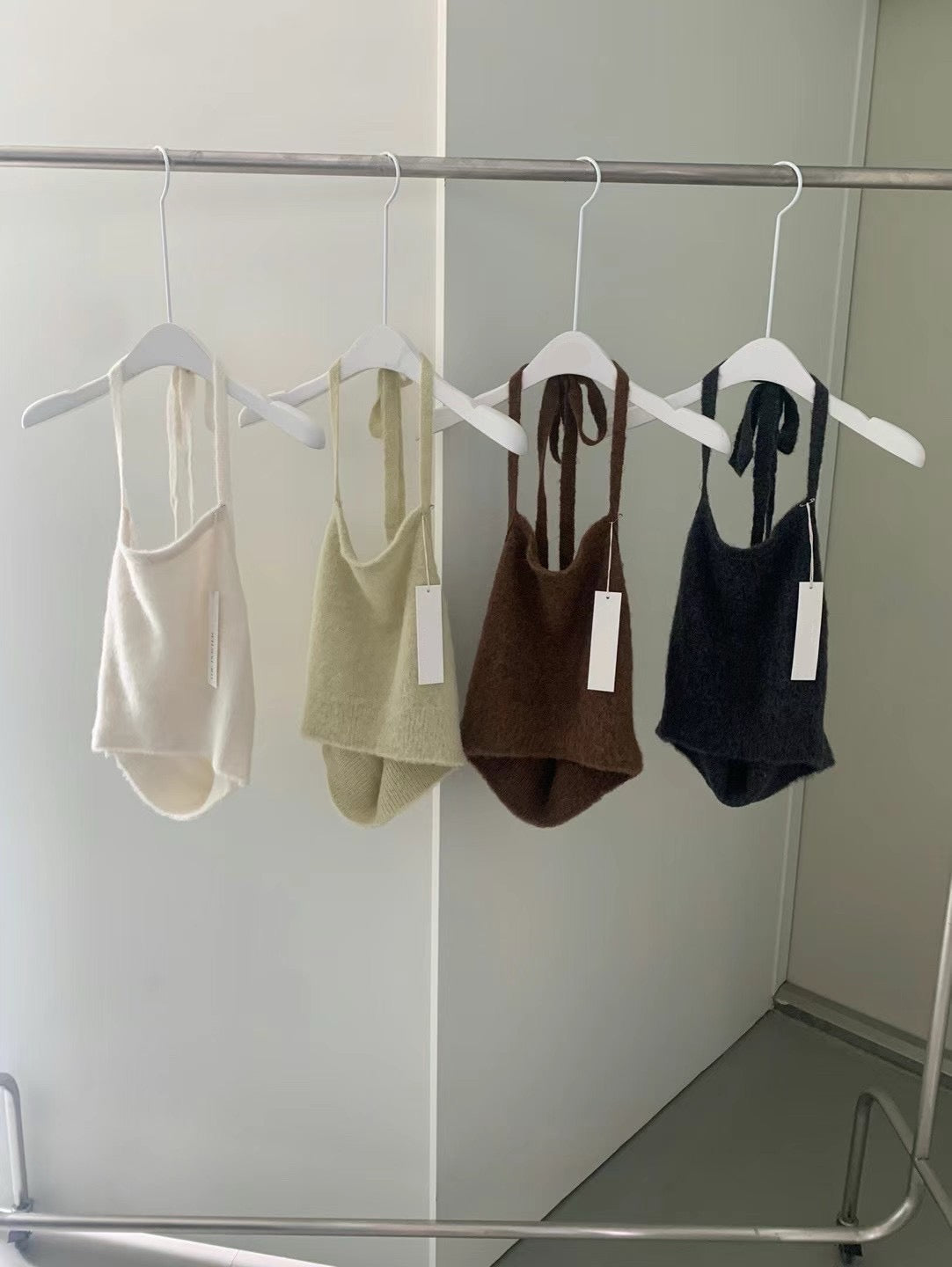 Alpaca Wool Halter Top