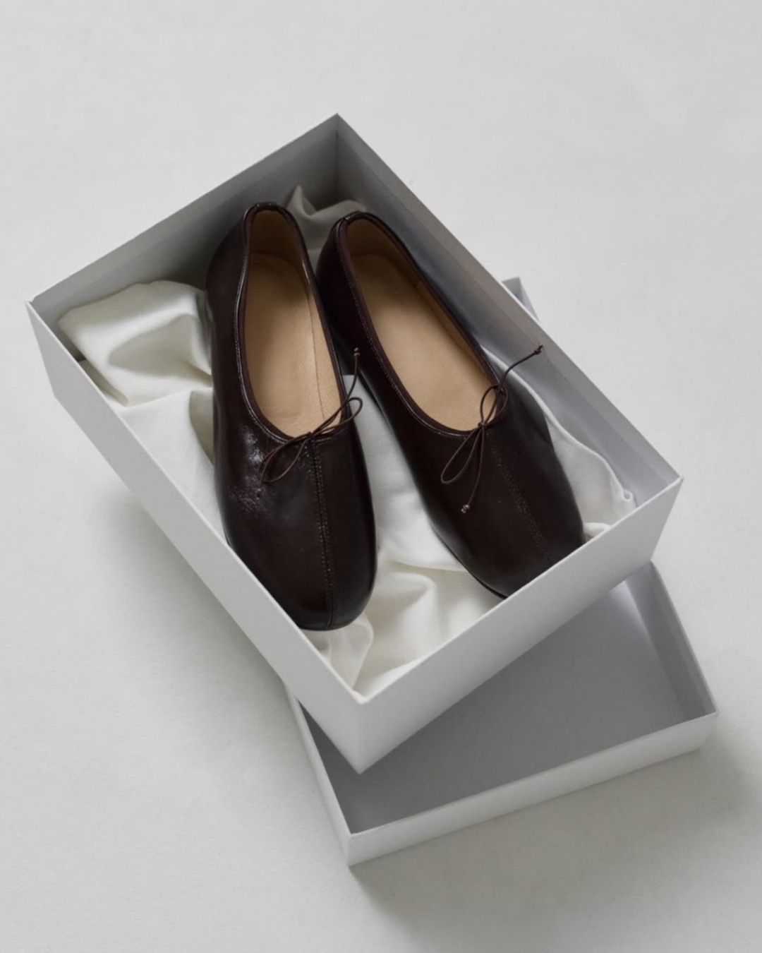 Classic Red Italian Leather Flats