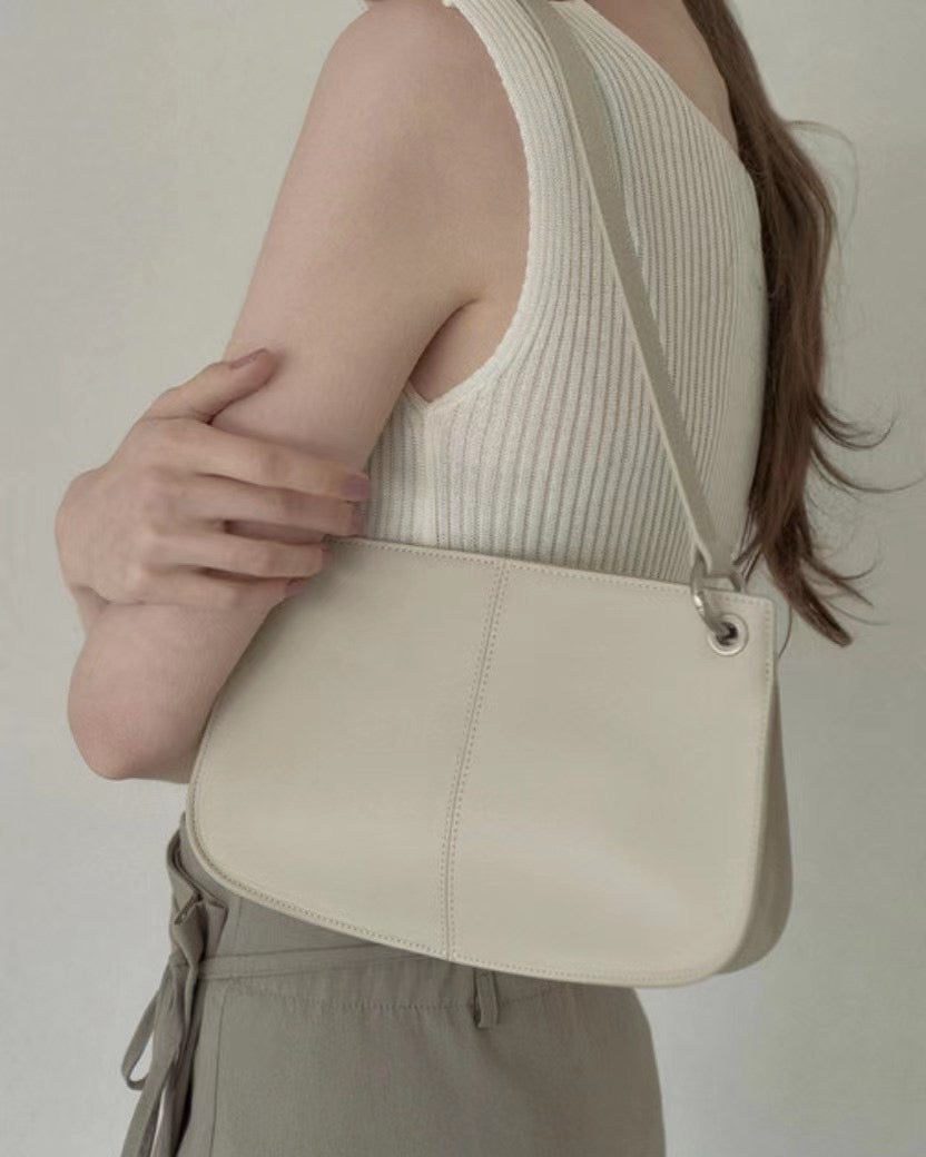 Calf Baguette Handbag