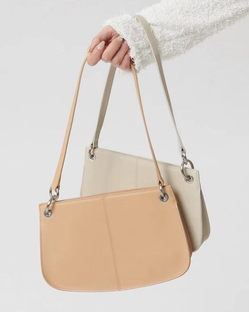 Calf Baguette Handbag