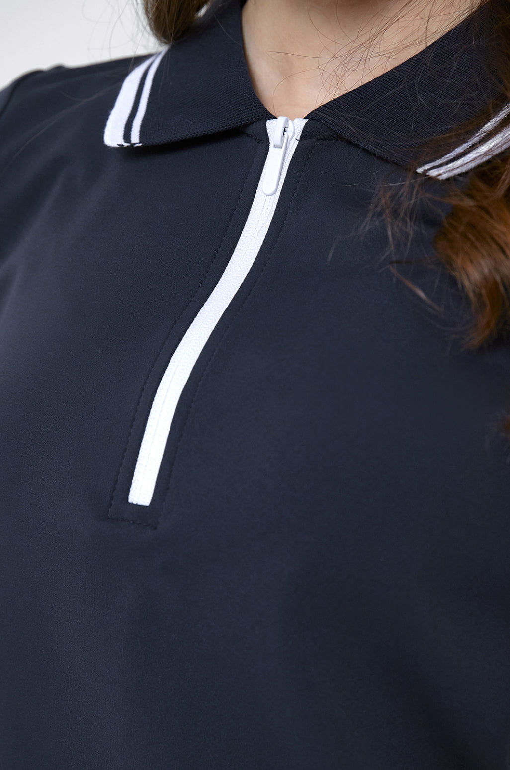 Sporty Half Zip-Up Top