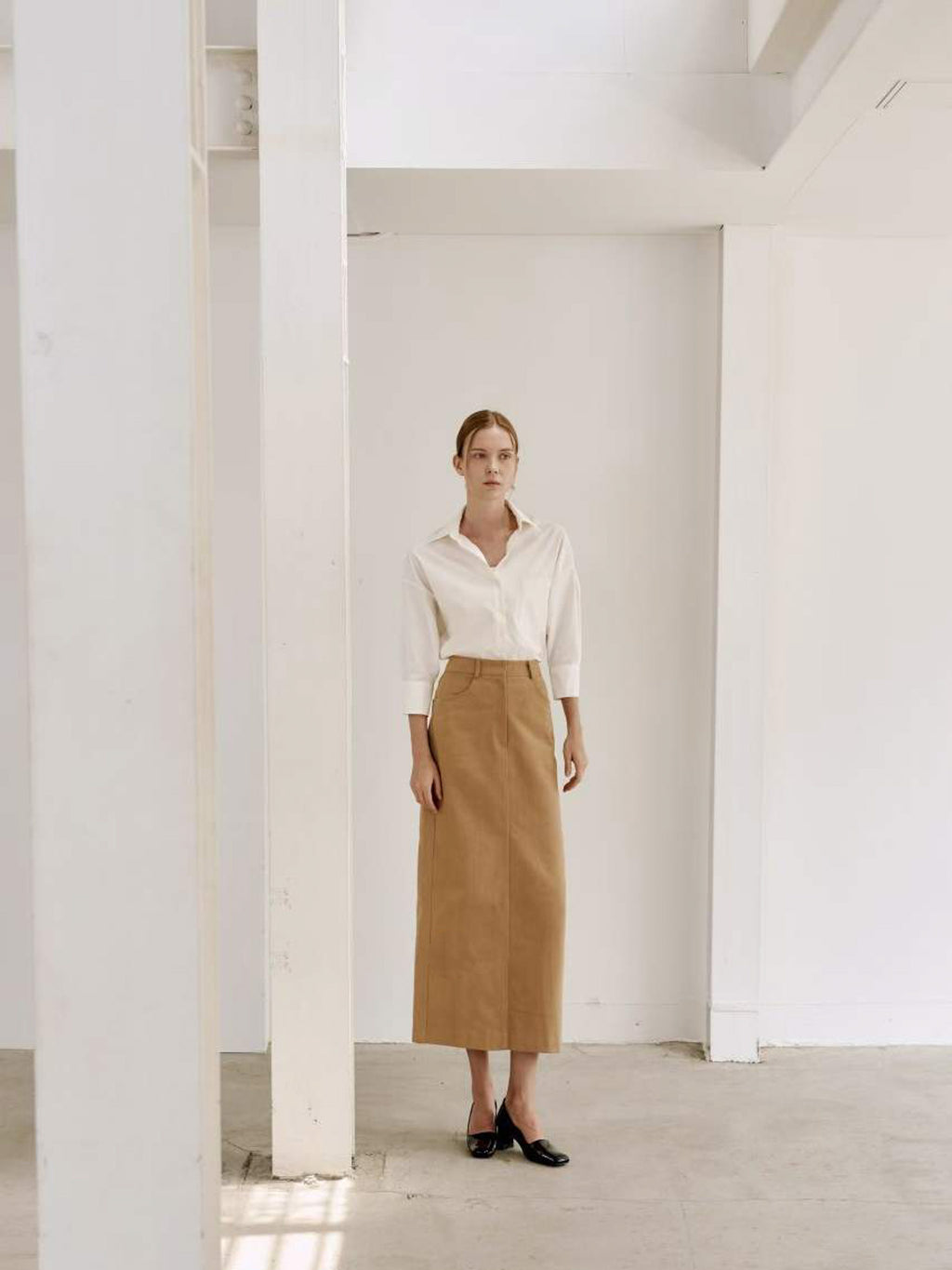 Cotton Peach Skirt