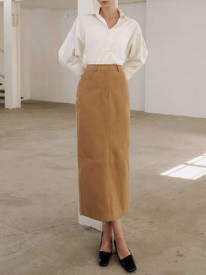 Cotton Peach Skirt