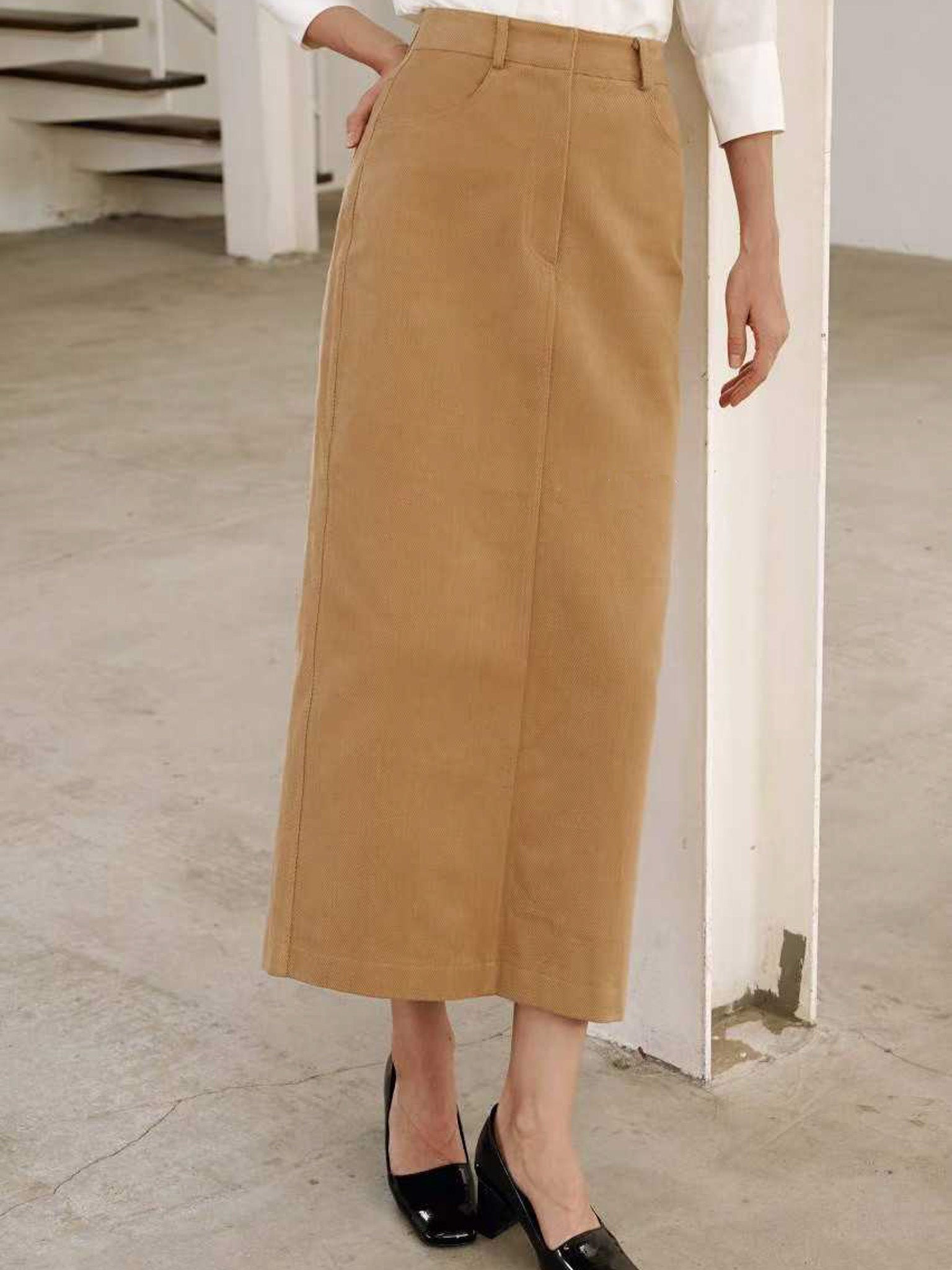 Cotton Peach Skirt
