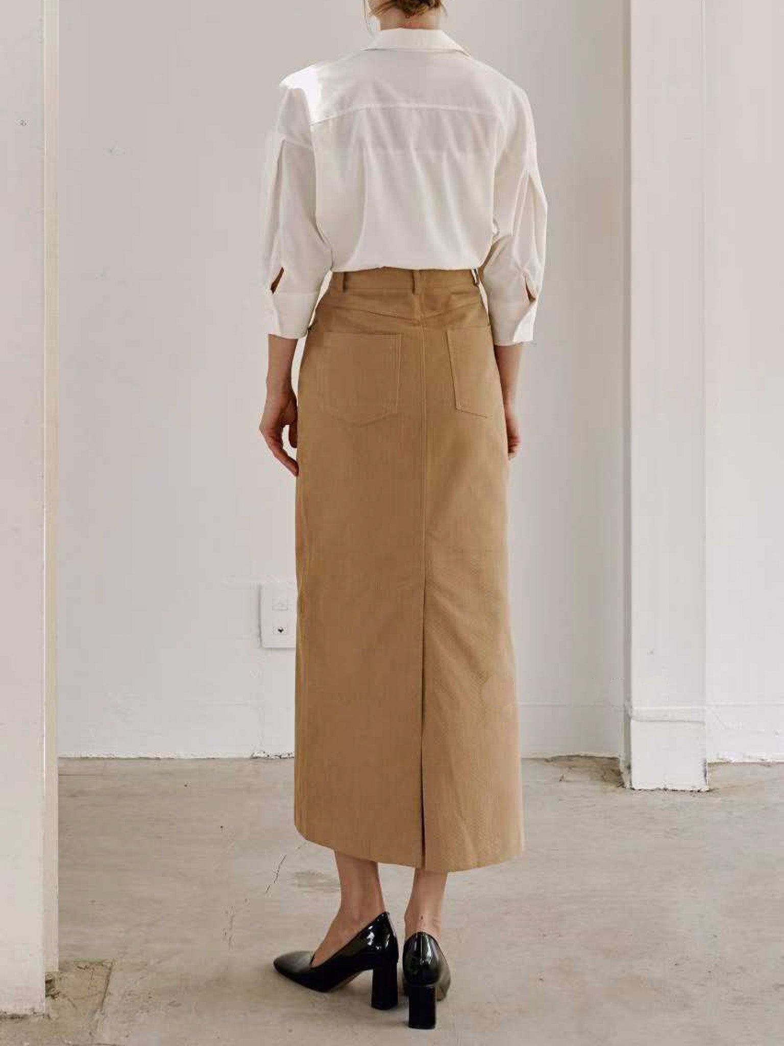 Cotton Peach Skirt