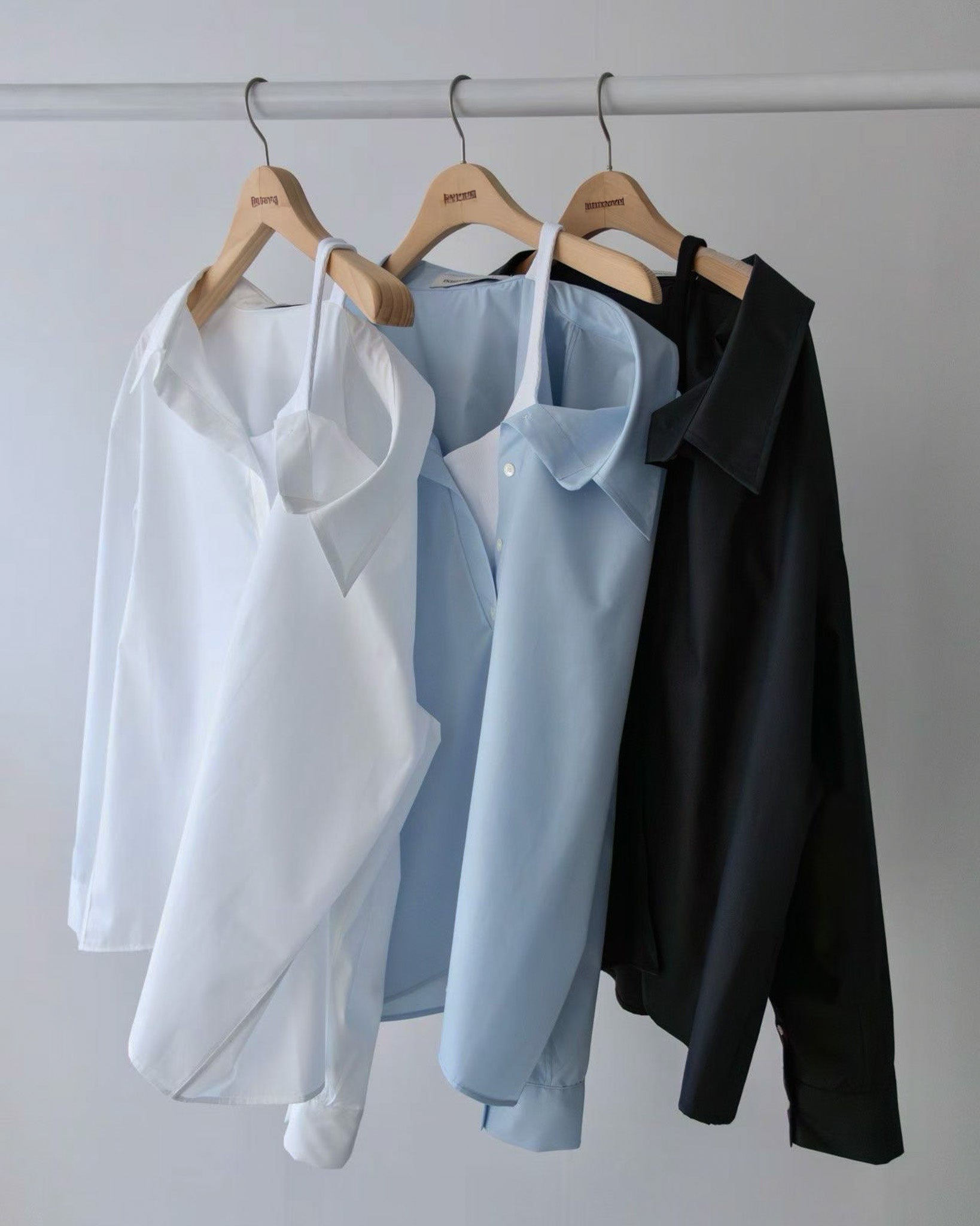 Oversized Drop Shoulder Layered Shirt
