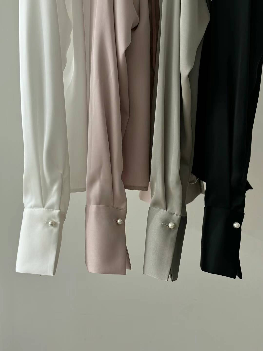 Back Open Silky Blouse