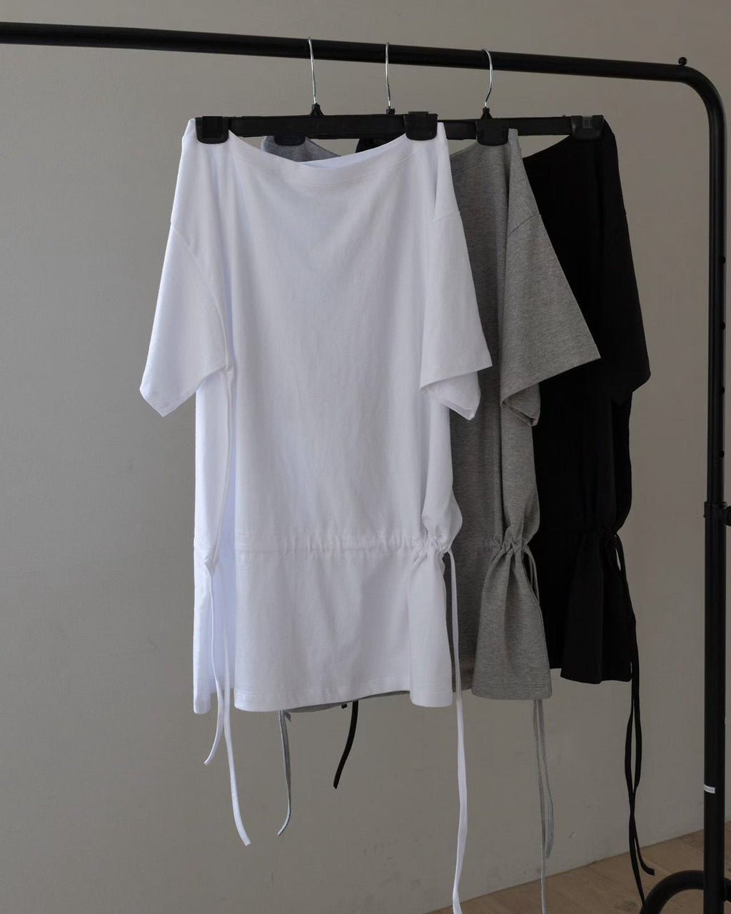 2 Ways Off-Shoulder Cotton Dress