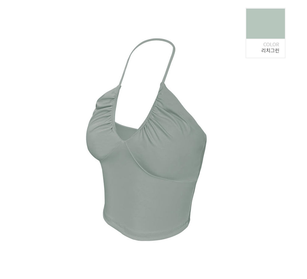 Eco Round Halter Bra Top
