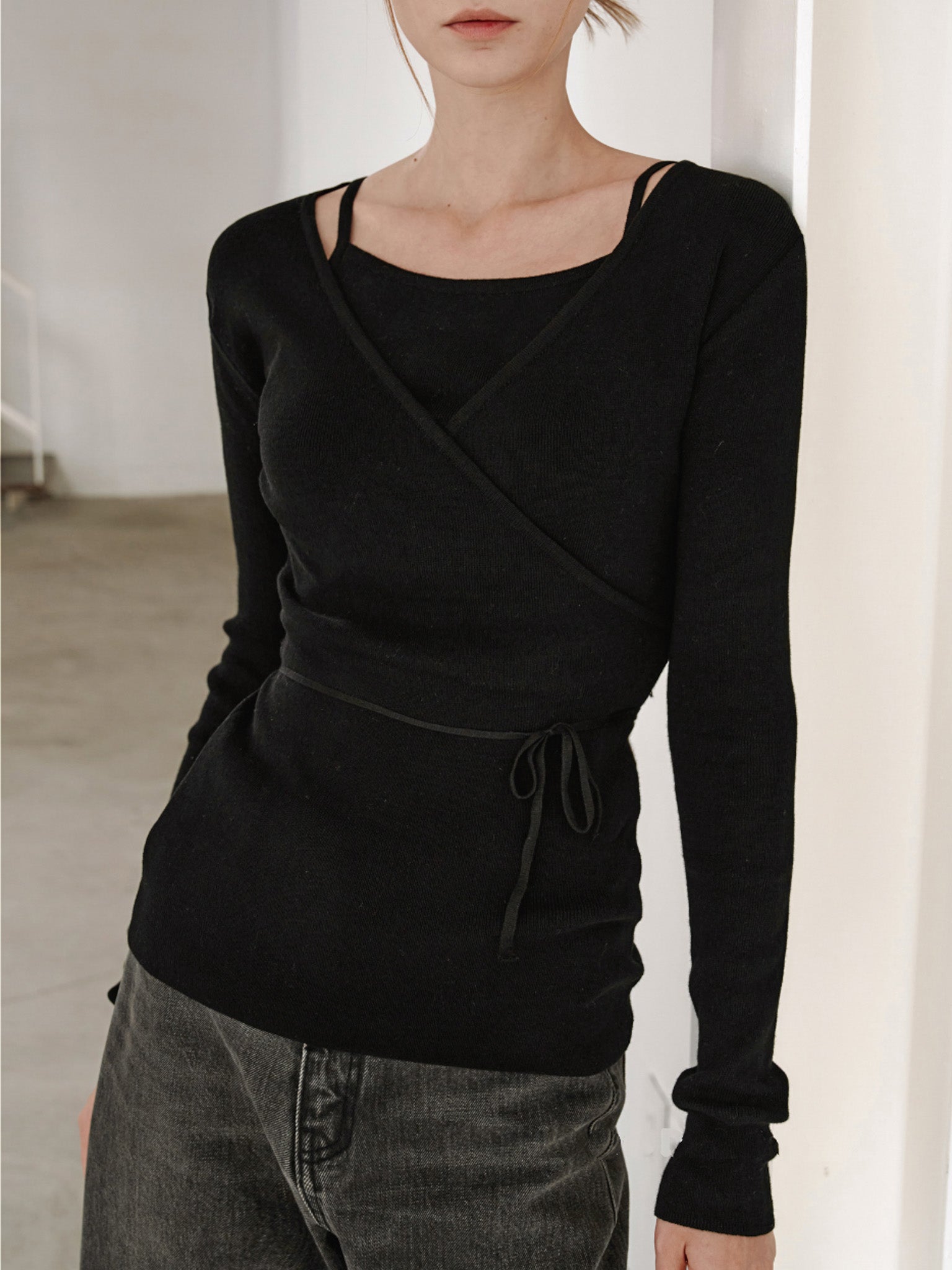 Layered Match Knit Set