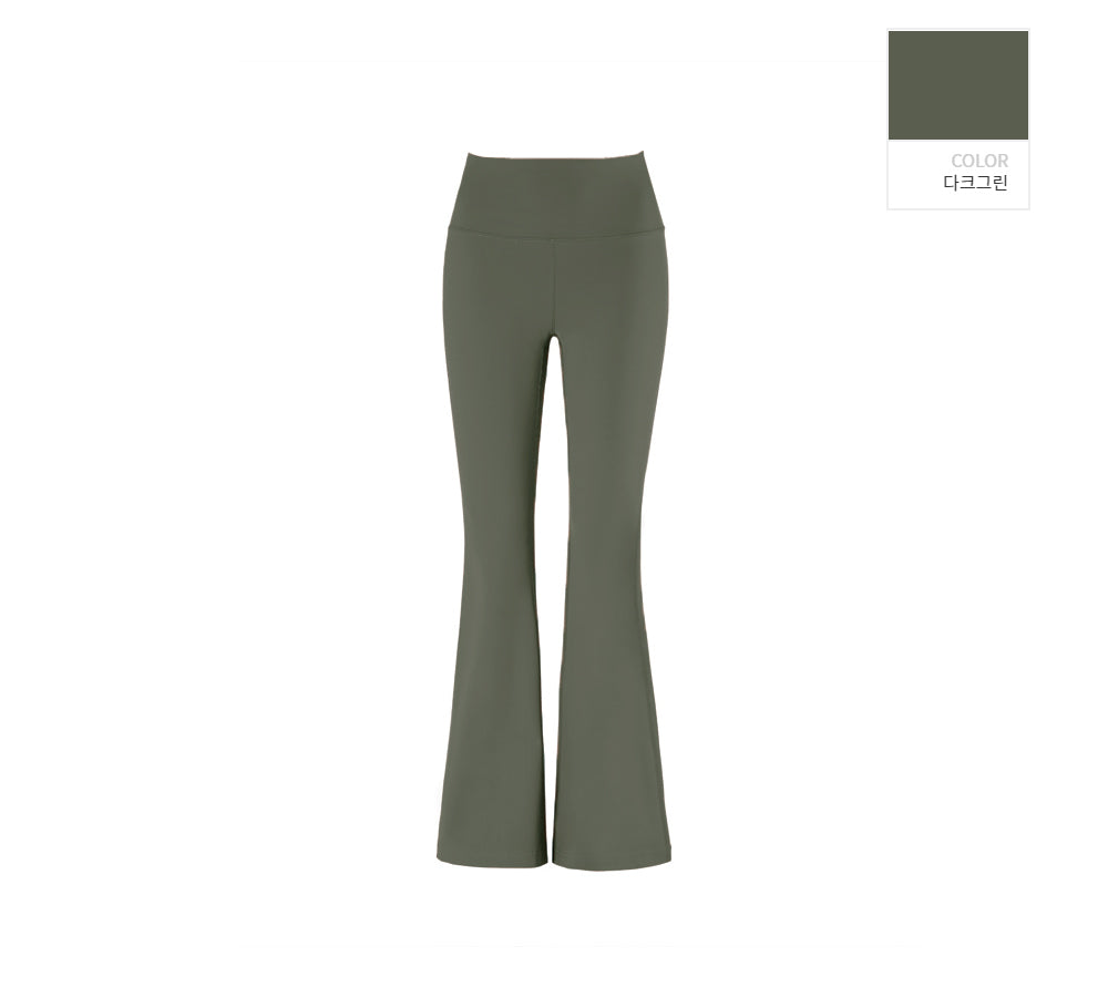 Back Waist X-Cross Bootcut Pants