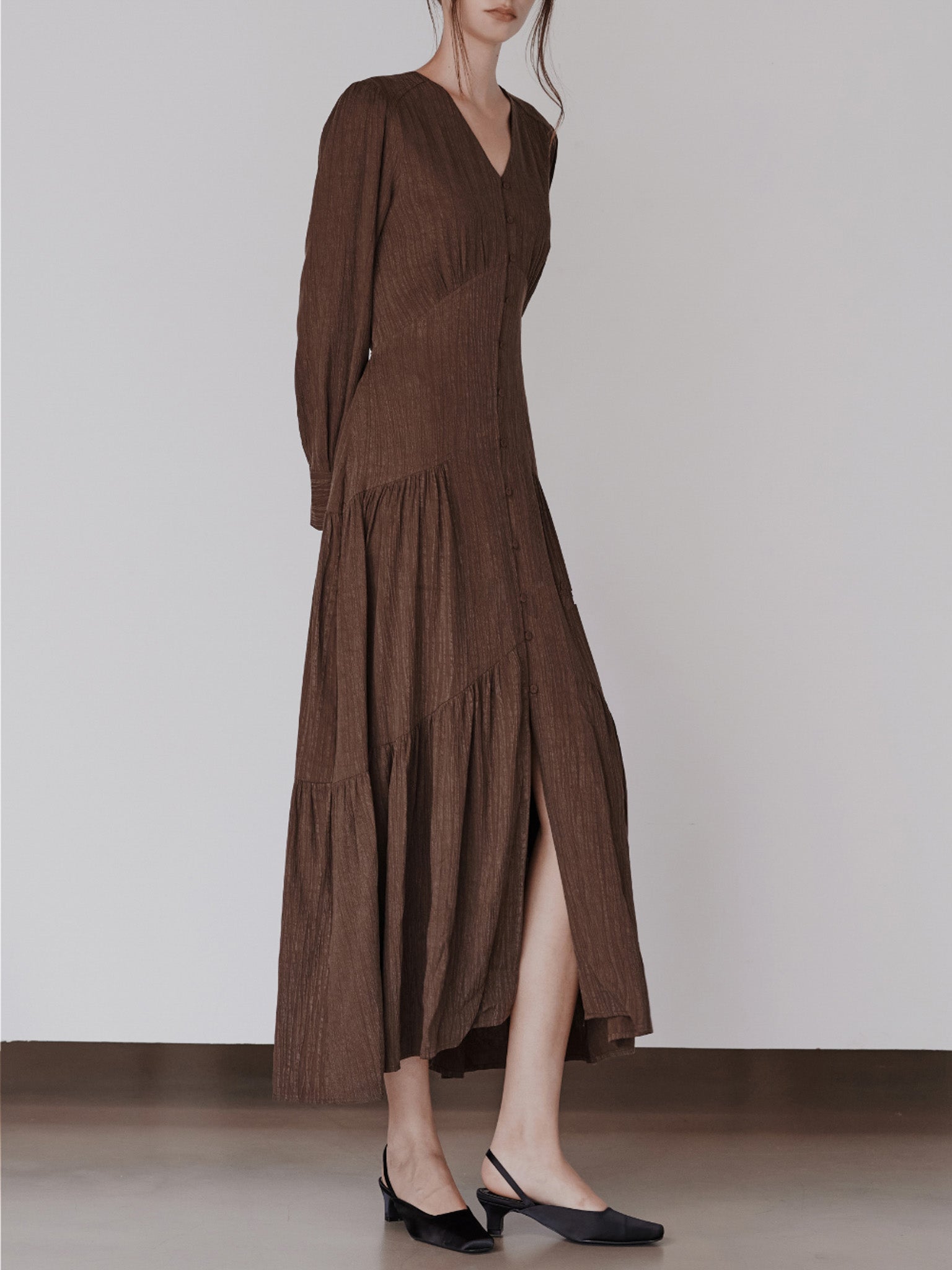 Crinkle Marble Dress