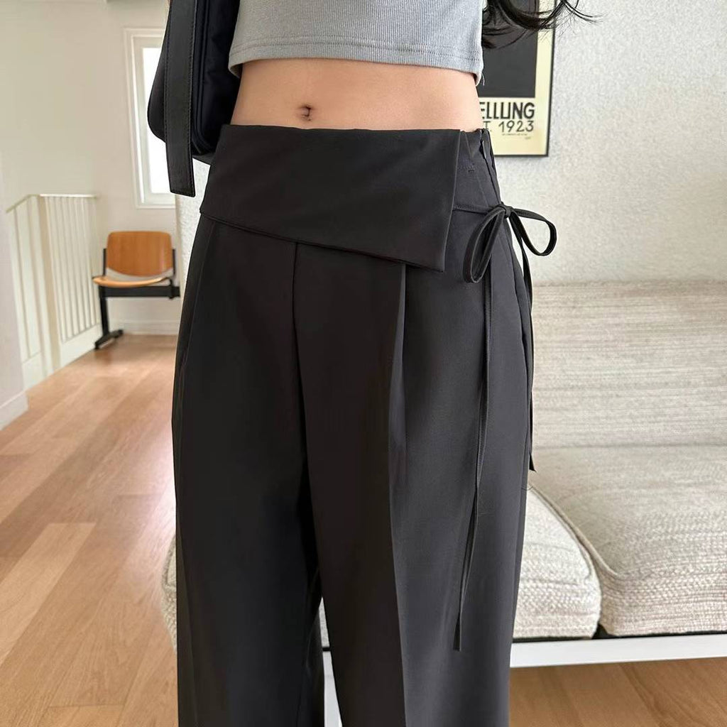Turndown Waistband Trousers