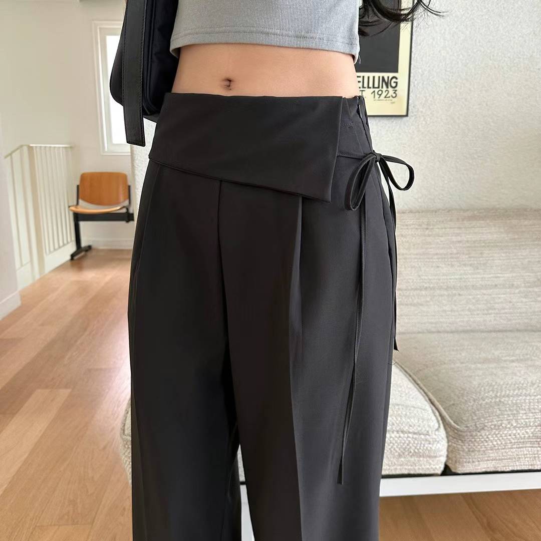 Turndown Waistband Trousers