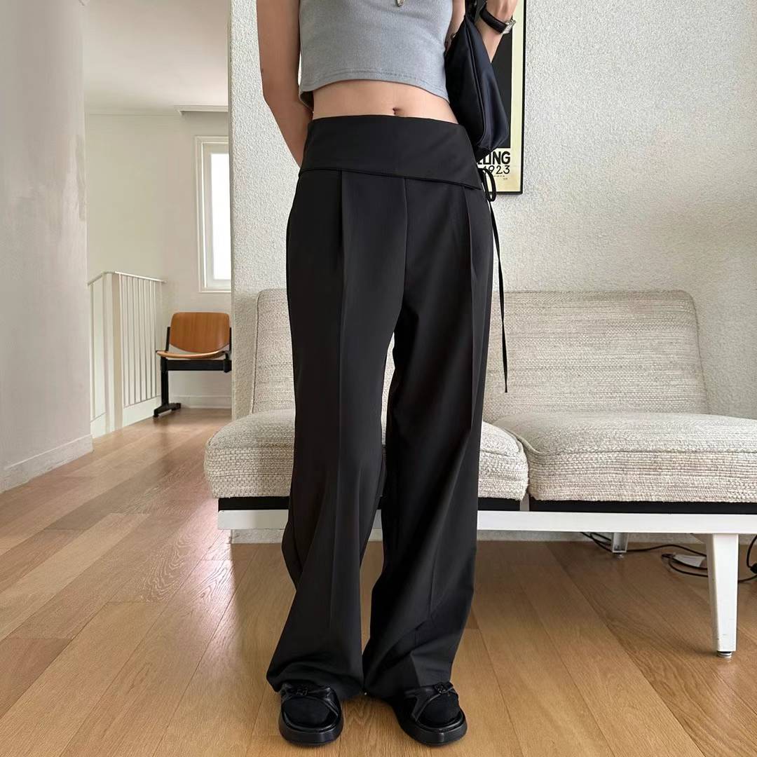 Turndown Waistband Trousers