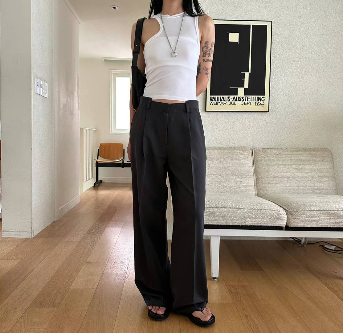 Waistband Details Trousers