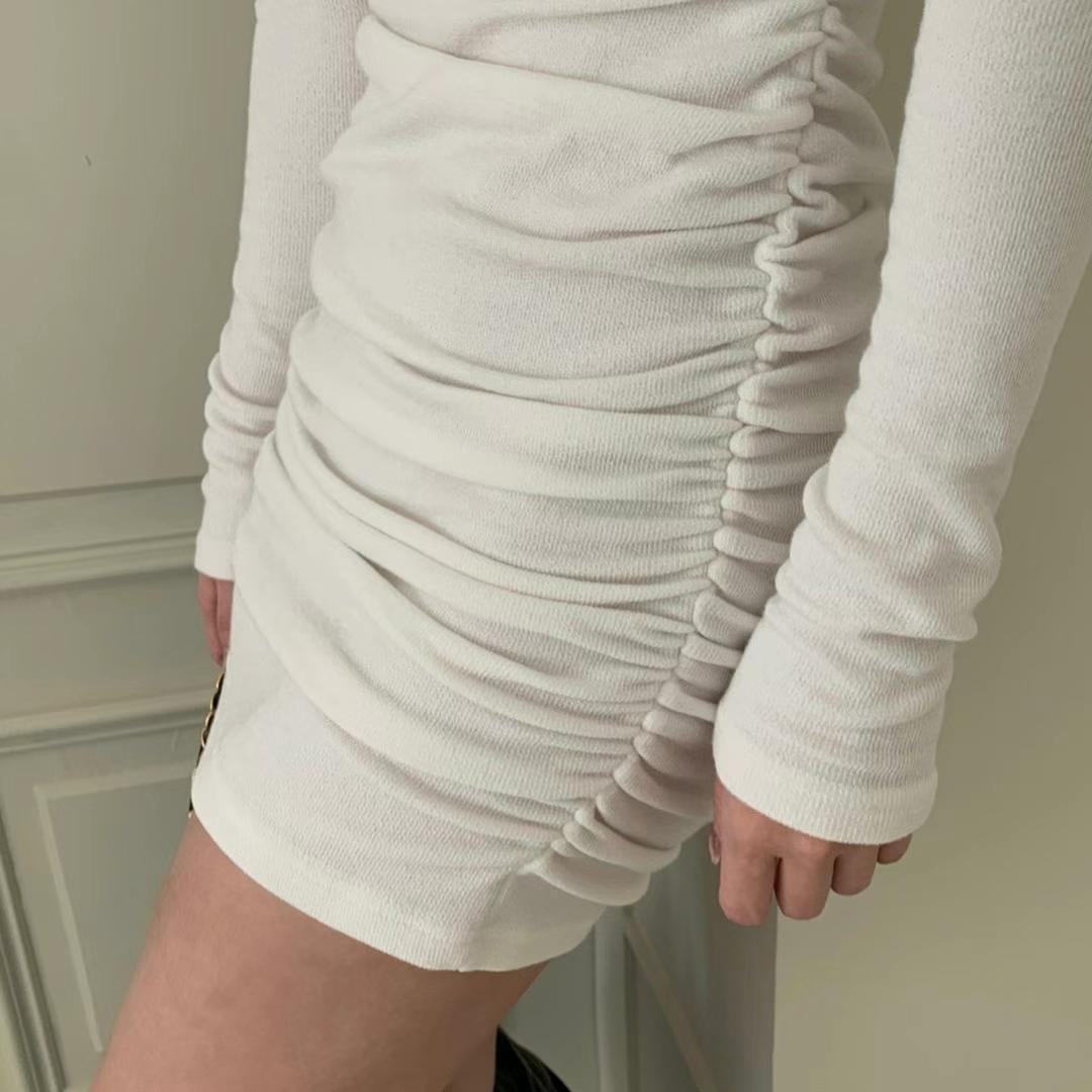 (現)Ruched Jersey Mini Dress